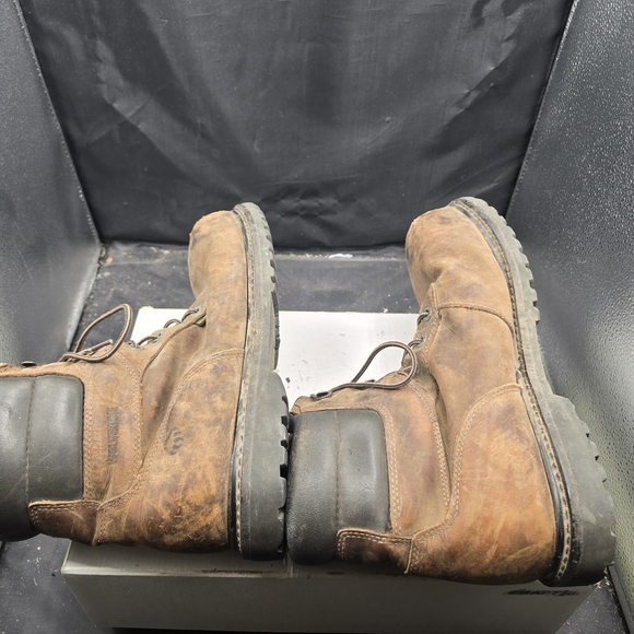 Wolverine Rugged Brown Leather Boots